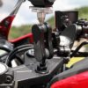 【ベース＆アーム2点セット】Honda CBR250RR('17- ),CBR250R('11-'17),CBR300R('15-'20),CBR400R('16-'22),CBR500R('13-'20),CBR600S,CBR600F,CBR600F4i,CBR650F('14-'18),CBR650R('19- ),CBR900,CBR929,CBR954RR,CBR600RR( -'04),VFR800,VFR800F,VTR1000F,NSR250R/SP/SE('88- ) ステム用φ25ナビスマホマウントステー 0610 - 画像 (4)